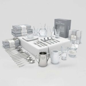 Cutlery Knife, Spoon, Fork, Jugs Glassware