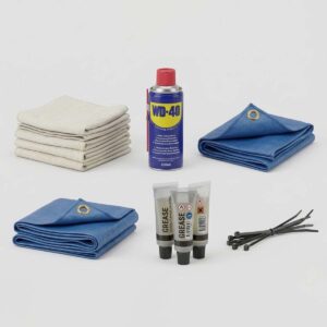 General Consumables (Cotton rags, WD 40, Tarpaulin etc )