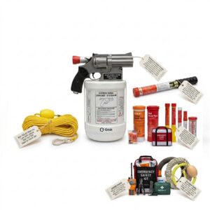 Line Throwing Apparatus (Smoke Signal, Rocket Flares etc)