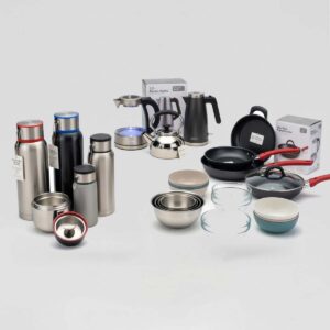 Thermos, Kettles, Non-Stick Pans, Bowls